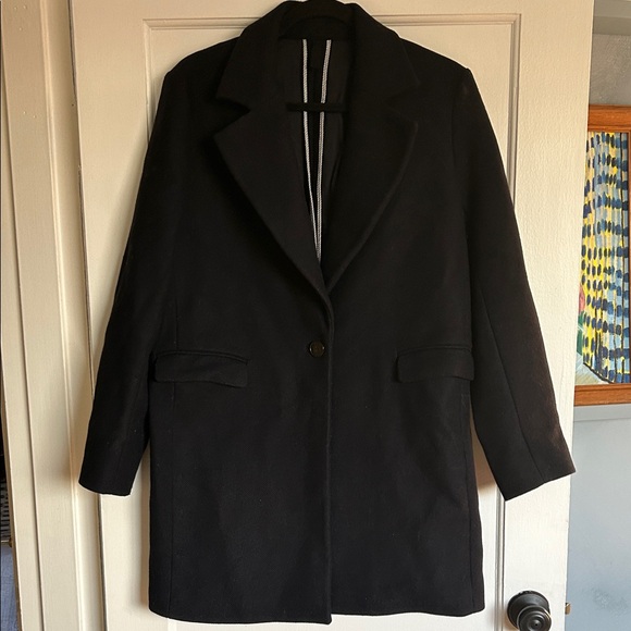 Massimo Dutti Jackets & Blazers - Massimo Dutti navy peacoat